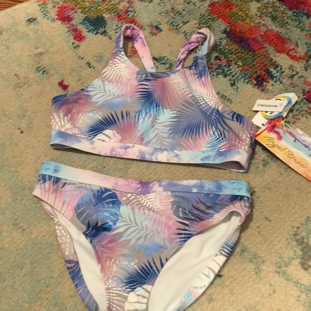 Girls size 10 2 piece swimsuit